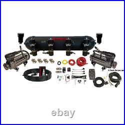 1/2 X-Series Fast Bag Air Management Kit for Air Ride Suspension on Tank