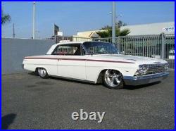 1958-64 Chevy Impala With Manual Paddle Valve Gauge Panel Air Ride Suspension Kit