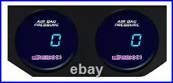 2 Single Digital Air Ride Gauges & Display Panel No Switches Air Ride Suspension