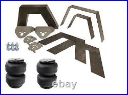 3/16 Universal Eight Piece Weld-In C-Notch Kit With AirLift D2500 Bags & Bracket