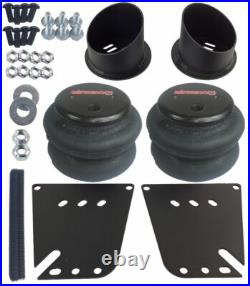 3/8 Front & Rear Air Ride Suspension Bag Bracket Kit For 1958-64 Impala Caprice