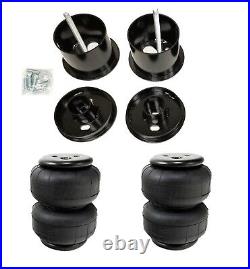 3/8 Front Rear AirLift D2500 Air Ride Suspension Bag & Shock Kit For 63-64 Cadi