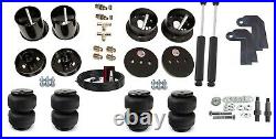 3/8 Front Rear AirLift D2500 Air Ride Suspension Bag & Shock Kit For 63-64 Cadi