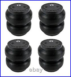 4 ss7 slam bags air ride suspension 7 round 1/2npt port SS-7 set airbags
