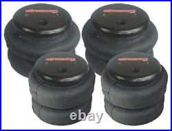 480 Chrome Air Ride Compressors Black 9 Switch & 1/2npt (2)2500 & (2)2600 Bags