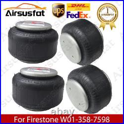4Pcs Fit Firestone W01-358-7598 Goodyear 1B8-580 Air Suspension Spring Assembly