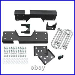 8 Drop Rear Lower Flip & C-Notch Kit For 1988-98 Chevy Silverado C3500 Durable