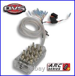 AVS Clear 9 Button Toggle Switch Box Air Ride Suspension System Controller