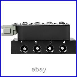 Accurate Solenoid Valve 1/4 Manifold Air Ride Bag Suspension With 12 Fittings