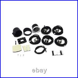 Air Bag Suspension Pressure Gauge Kit 7 Color 5 Digital 290 PSI for Air Ride