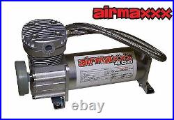 Air Compressors 400 Pewter 3/8 Valves 2500 Air Ride Bags Black 7 Switch & Tank