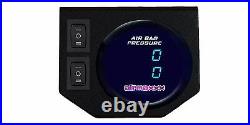 Air Gauge 200psi Dual Digital Display Panel 2 Switch Air Ride Suspension Control