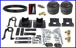 Air Helper Spring Over Load Kit Black Gauge & Tank Fits Ford F250 2wd 2005-2010