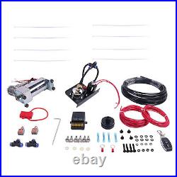 Air Lift 25804 Bag Air Suspension Compressor Guage Switch Amps Kit 100psi 12V DC