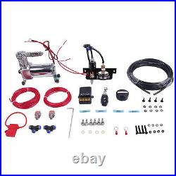 Air Lift 25804 Bag Air Suspension Compressor Guage Switch Amps Kit 100psi 12V DC