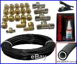 Air Ride Kit For 58-64 Chevy Impala Valves 7 Switch 580 Chr Air Compressors Tank