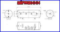 Air Ride Suspension 480 Air Compressors & 8 Gallon Steel Tank 150 psi Off Switch