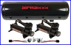 Air Ride Suspension 480 Air Compressors & 8 Gallon Steel Tank 150 psi Off Switch