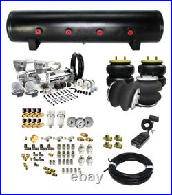 Air Ride Suspension Air Management kit With Viair 480C Firestone Bags WithFittings