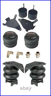 Air Ride Suspension Kit Slam Manifold Valve Bags Blk Aluminum Fits 82-04 S10 2wd