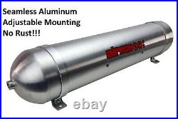 Air Ride Suspension Kit Slam Manifold Valve Bags Chr Aluminum For 73-87 Chev C10