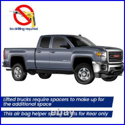 Air Spring Bags Suspension Kit Compatible 2001-2010 Chevy GMC Sierra 2500/3500 P