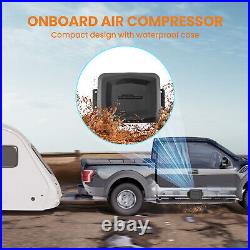 Air Springs Bag Control Kit Guage Panel Compressor 120 psi Max For Universal
