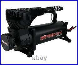 Air Suspension Air Compressor 580 Black 180 psi Off Pressure Switch & Filter