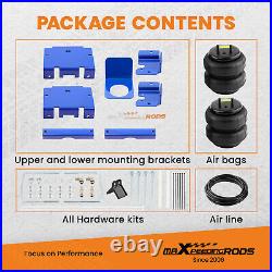 Air Suspension Bag Kit + Compressor Kit For Dodge Ram Pickup 1500 Ford F150 F250