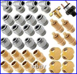 Air Suspension Kit/System for Truck/Car Bag/Ride/Lift, Dual Compressor, 6G Tank