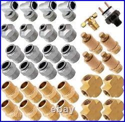 Air Suspension Kit/system For Truck/car Bag/ride/lift Dual Compressor, 4g Tank