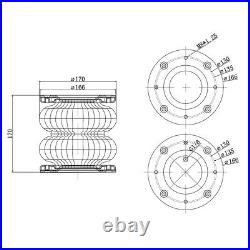 Air Suspension Spring + Compressor Kit for Mercedes Sprinter 2006-2020 5000LB