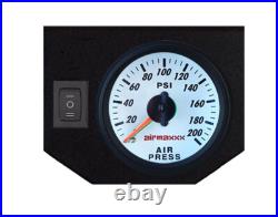 Air Tow Assist Bag Suspension Kit White Gauge & Tank Fits Chevy 1500 pu 2007-18 Air Tow Assist Bag Suspension Kit White Gauge & Tank Fits Chevy 1500 pu 2007-18