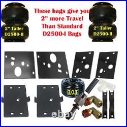 Air Tow Assist Kit Rear Axle Level Base 2014-22 Dodge Ram 2500 OverLoad Towing