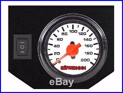 Air Tow Assist Kit White Gauge In Cab Management For 2003-13 Dodge Ram 2500/3500