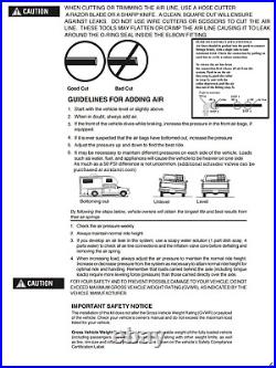 Air Tow Bag Kit With In Cab Control Fits Chevy 2001-2010 8 Lug Truck Lifted 4