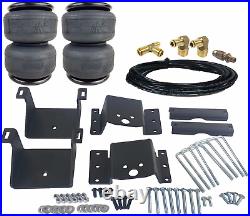 Air helper springs bag kit with 4 ply bags no drill fits silverado 8 lug 2011-17