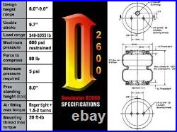 AirLift Dominator D2600 4 Bags 58616 Air Lift 2600 Air Spring Ride Suspension