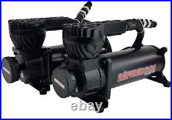 Airmaxxx 2 Black 580 Air Ride Suspension Compressors 165 psi On Pressure Switch