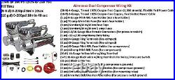 Airmaxxx 3/8 Air Ride Suspension VU4 Manifold Bags 580 Chrm For 71-96 GM B-Body