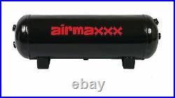 Airmaxxx 400 Chrome Air Compressor 3 Gallon Tank & Drain with150/180 On/Off Switch