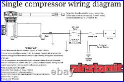 Airmaxxx 480 Chrome Air Compressor For Air Horn Or Air Suspension 90/120 psi