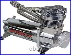 Airmaxxx 480 Chrome Air Compressor For Air Horn Or Air Suspension 90/120 psi