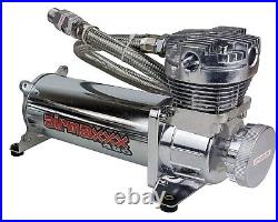 Airmaxxx 480 Chrome Air Compressor For Air Horn Or Air Suspension 90/120 psi