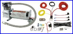 Airmaxxx Chrome 400 Air Compressor 120/150 Switch Complete Wiring Kit & Air Tank Airmaxxx Chrome 400 Air Compressor 120/150 Switch Complete Wiring Kit & Air Tank