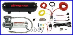 Airmaxxx Chrome 400 Air Compressor 120/150 Switch Complete Wiring Kit & Air Tank Airmaxxx Chrome 400 Air Compressor 120/150 Switch Complete Wiring Kit & Air Tank