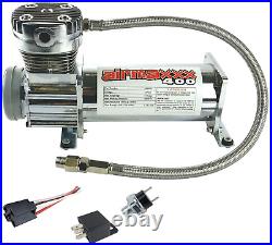 Airmaxxx Chrome 400 Air Compressor 165 On 200 Off For Bag Suspension System