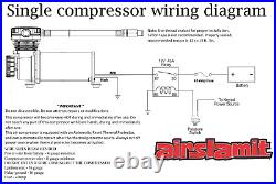 Airmaxxx Chrome 400 Air Compressor 165 On 200 Off For Bag Suspension System