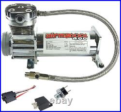 Airmaxxx Chrome 400 Air Compressor 165 On 200 Off For Bag Suspension System