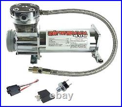 Airmaxxx Chrome 400 Air Compressor 165 On 200 Off For Bag Suspension System